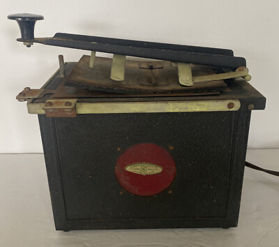 Albert Specialty Co Contact Printer Red Light 4  x 5  Works Darkroom Vintage
