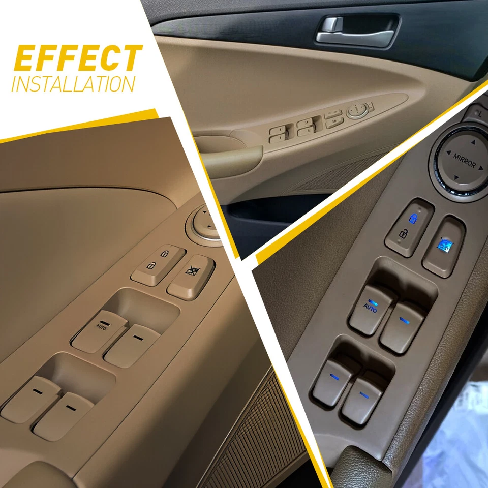 Interruptor maestro de ventana eléctrica para Hyundai Sonata 2011-2015 delantero LH 93570-3S000 Foto 3 de 4