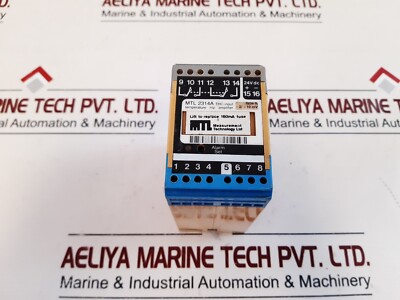 MTL MEASUREMENT MTL 2314A THC-INPUT TEMPERATURE TRIP AMPLIFIER TYPE K 24VDC