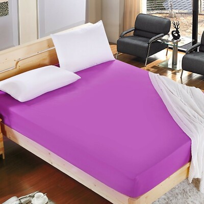 Spannbettlaken Soft Single Doppel King Luxus Polycotton extra tief 
