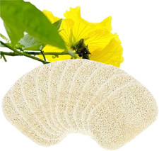 Voarge 10 Stück Natur Luffa Schwamm 8 * 13Cm...