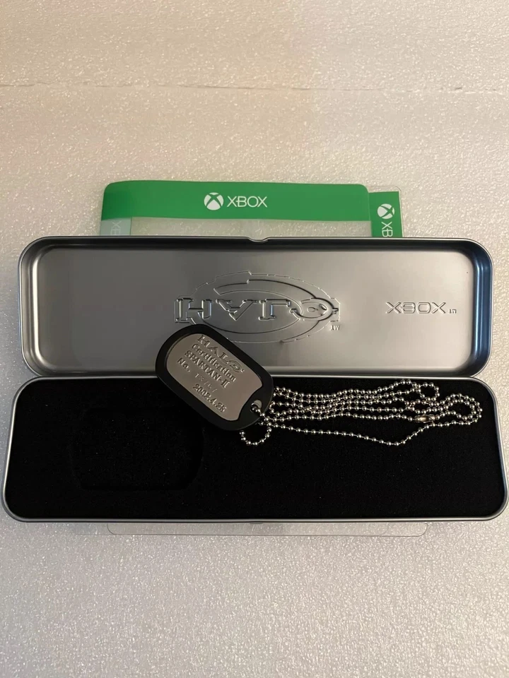 Official 2002 Microsoft XBOX Halo Game Dog Tag With Case - Image 4 of 4