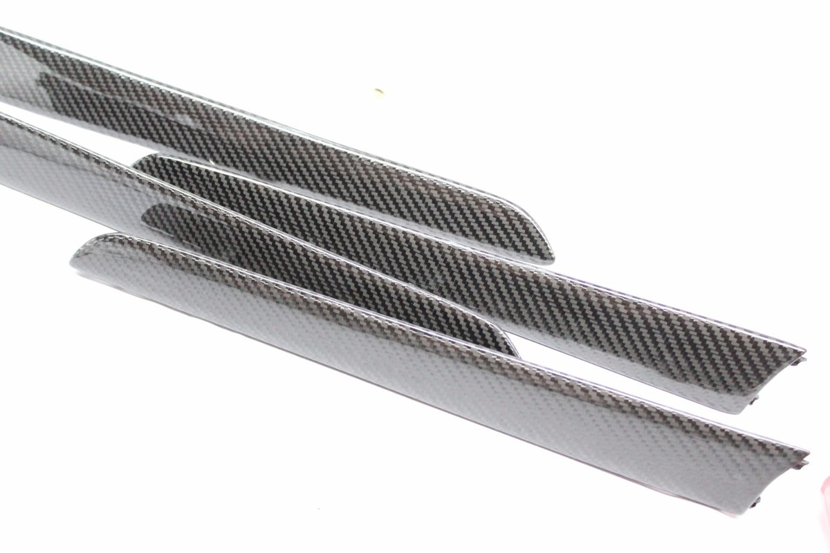 4-Piece Carbon Fiber Door Handle Trim Cover For Audi A4 B8 (2009-2016) – LHD Only
