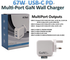 AJP Brand For Asus ZenBook Duo 14 UX482E 67W Adapter Laptop USB-C Power Charger