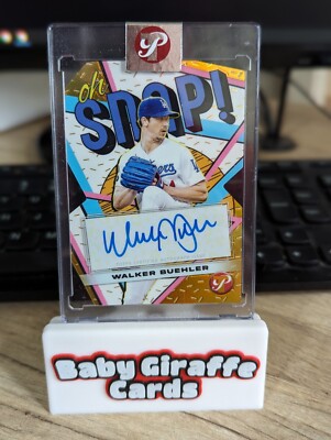 2023 Topps Pristine Walker Buehler Oh Snap Autograph GOLD /50 OSA-WB Dodgers