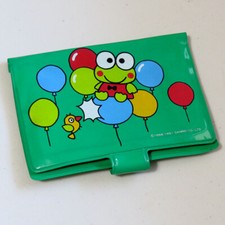 Keroppi Wallet 90s 1991 Sanrio Green Frog Bal...