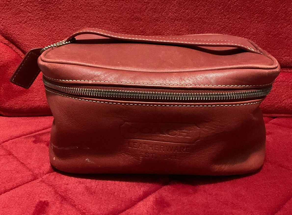 Discover 136+ coach leather makeup bag latest 3tdesign.edu.vn