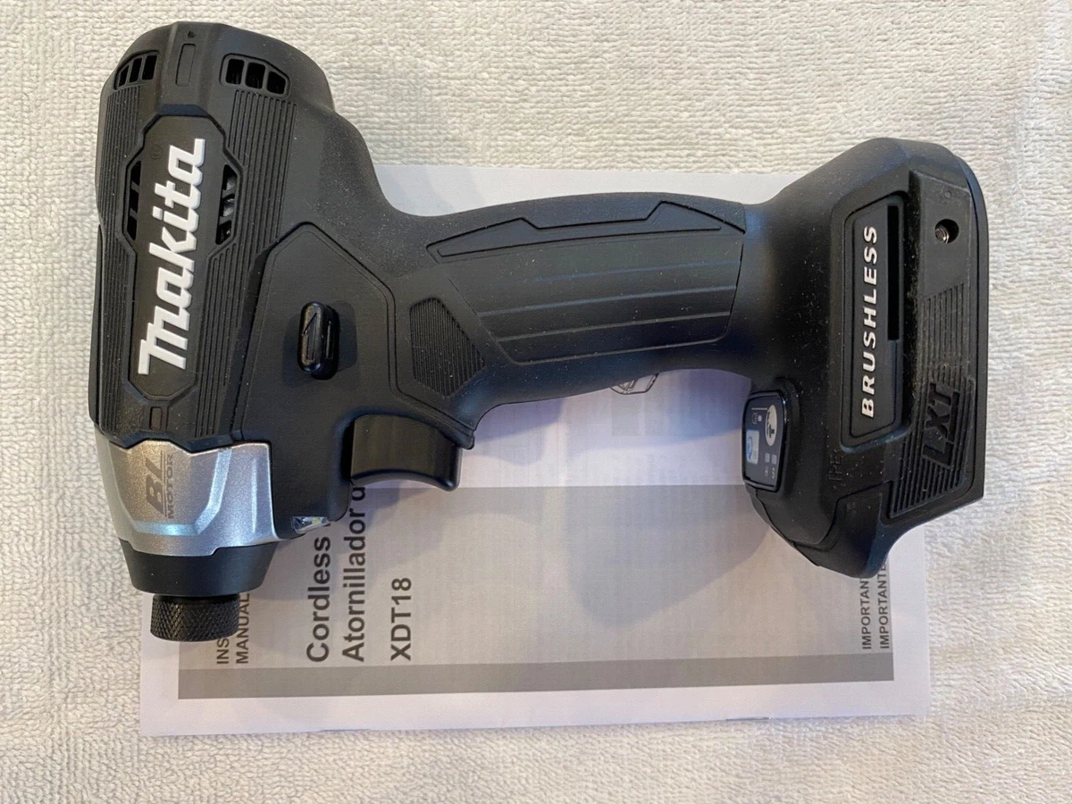 New Makita XDT18ZB 18V 18 Volt LXT 1 4 Brushless Sub Compact Hex