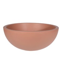 Kunststoff Pflanz Schale Rund Terracotta - 39 Cm - Garten Blumen KüBel AußEn