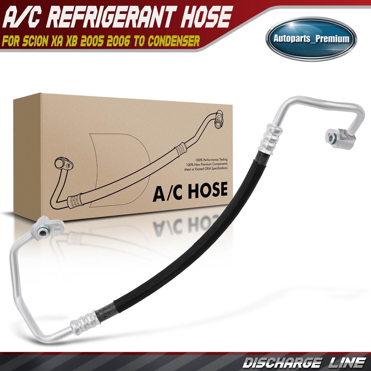 A/C Refrigerant Discharge Hose for Scion xA xB 2005 2006