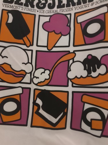 Rare Vintage Ben and jerrys tshirt 90s Single Stitch Popart cartoon ...