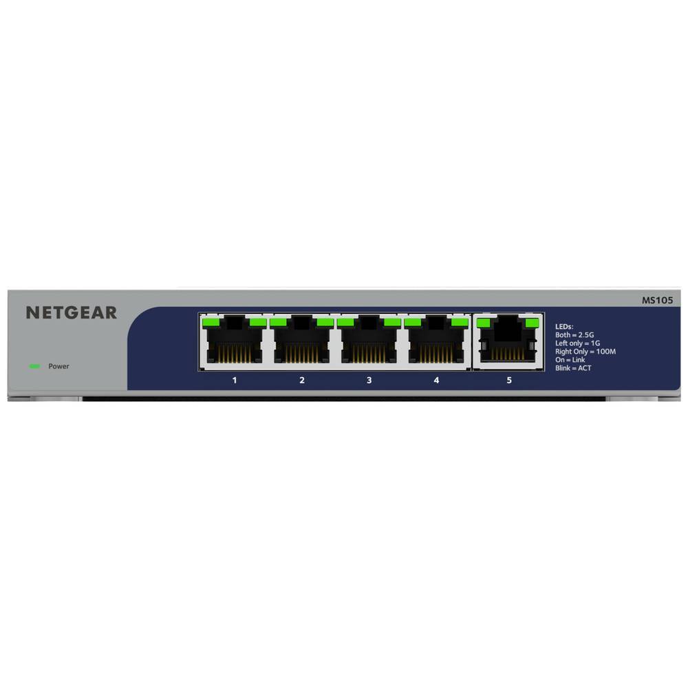 NETGEAR MS105 Switch di rete RJ45 5 Porte 2.5 GBit/s