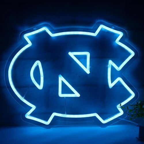 Eco-Friendly Neon Wall Decor for Football Fans - North Carolina 12x15 LED Sign - Picture 3 of 8