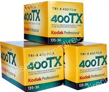 3 x KODAK TRI-X 400 35mm 36exp Cheap Black & White Film - DATED 2028 - POST FREE