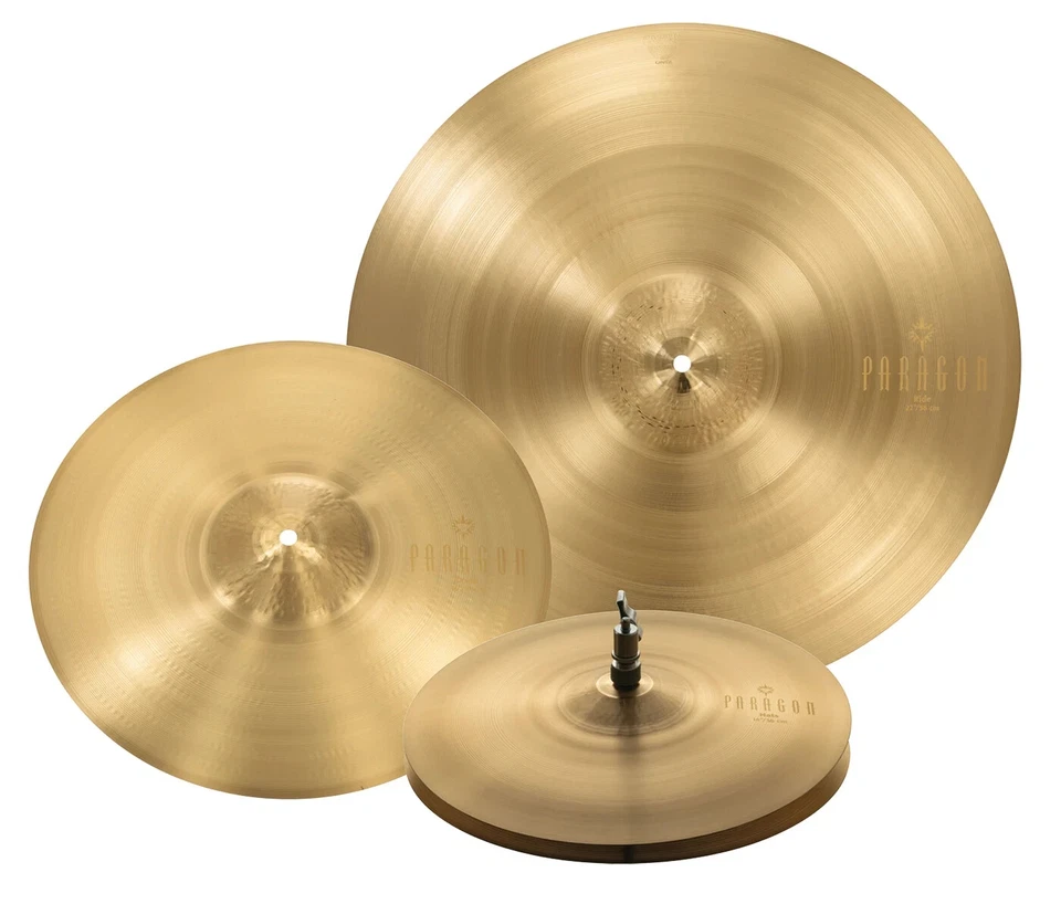 Conjunto de pratos Sabian Paragon Performance NP5005B 16" Crash 22" Ride 14" Hi Hats - Imagem 2 de 4