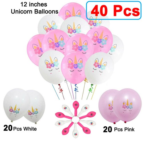 Unicorn Birthday Theme Party Decoration, Cake & Cupcake Topper, Banner, Balloon - Picture 2 of 24