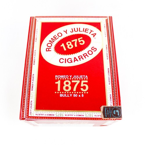 Romeo y Julieta 1875 Bully 50 x 5 Empty Wood Cigar Box 5.5" x 4.5" x 2.75" - Picture 10 of 12