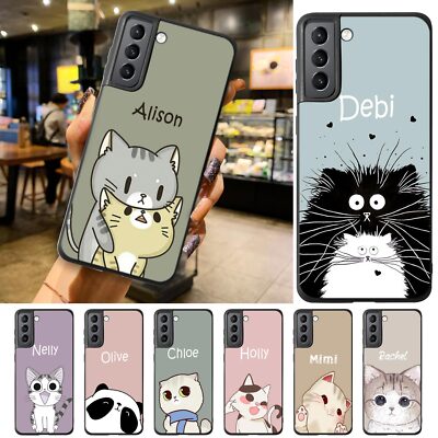 Case for Samsung Galaxy S23 Ultra FE S22 S24 Lovely Personalised Phone Gel Cover