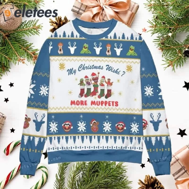 More Muppets My Christmas Wish Ugly Sweater PB9NNK2R