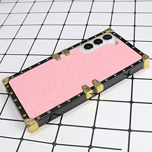 Luxury Grid Leather Phone Case For Samsung OPPO LG Xiaomi Huawei iPhone Google - Picture 5 of 12