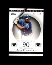 2007 Topps Moments and Milestones #28 Alex Rodriguez 150 (ref 164803)