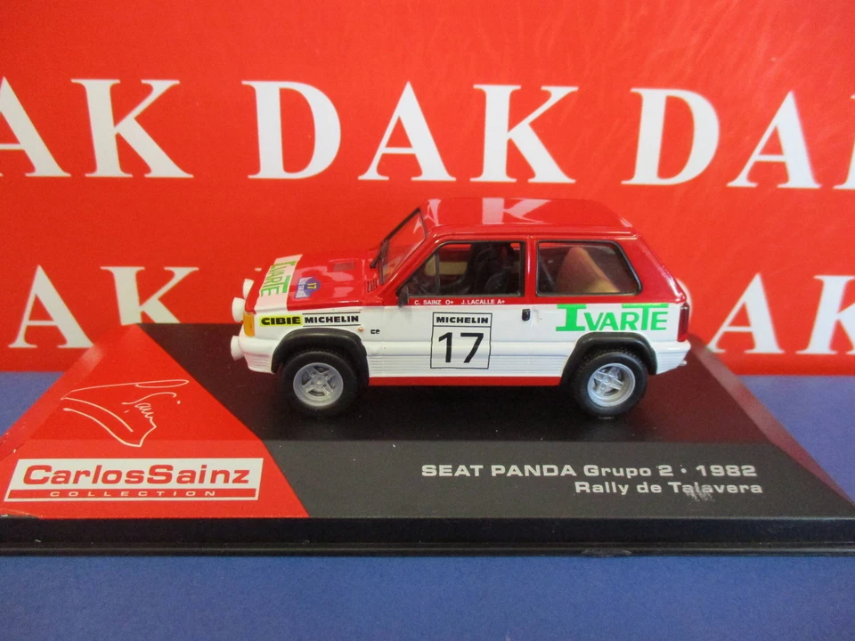 Die cast 1/43 Modellino Auto Seat Panda Rally de Talavera 1982 C. Sainz - Immagine 2 di 4