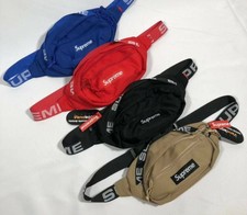 supreme waist bolsa ss18 black