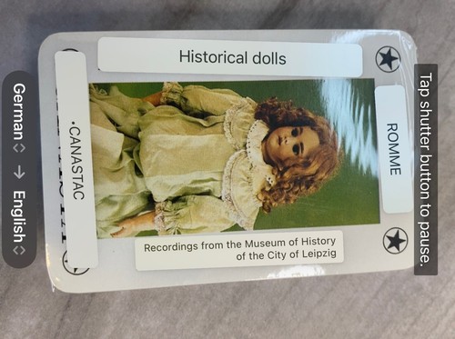 GERMAN Playing Cards Romme Canasta HISTORIC DOLLS Collect 2 Decks VNTG & SEALED - Picture 9 of 13