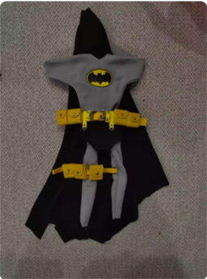 1/6 Batman Bruce Wayne Black Blue Costume Suit Fit 12'' m35 PH TbL Male Figure