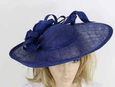 John Charles 26735 H51 Navy Mother Of the Bride Wedding Fascinator Formal Hat