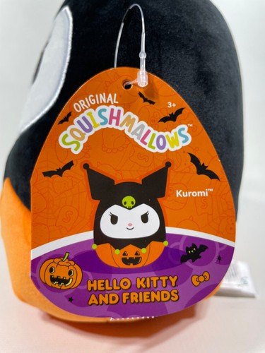 Squishmallows Hello Kitty And Friends KUROMI Halloween Pumpkin 8" Plush - Picture 4 of 8