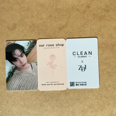 ZB1 Zerobaseone Clean Perfume Benefit Official Photocard | eBay