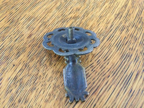 Tirador vintage de bronce macizo #6 - Imagen 2 de 2