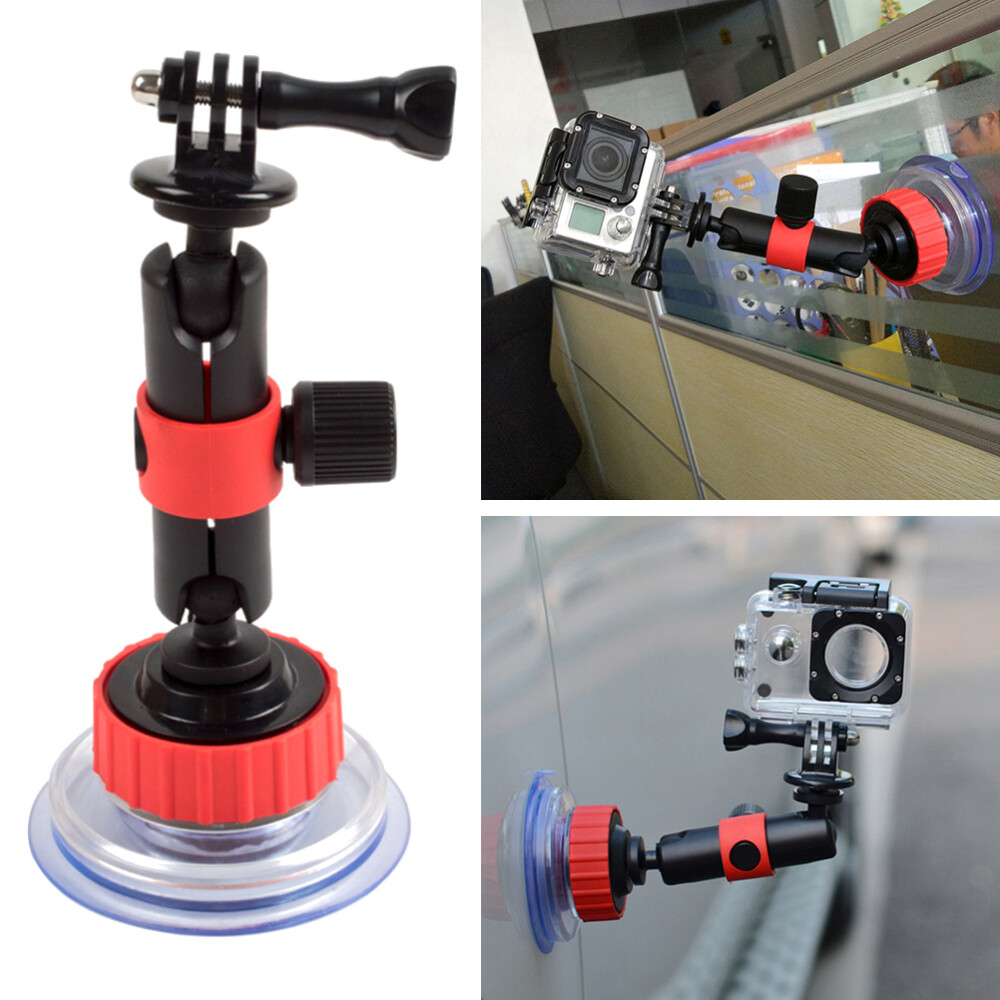 Action Camera Curving Suction Cup Mount for Session and Other Action-image