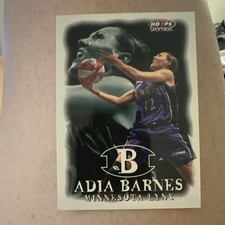 WNBA Hoops SkyBox 1999 Adia Barnes #62 Minnesota Lynx Base Set Card