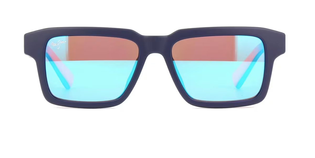Maui Jim Kahiko Matte Dark Blue Frame / Blue Hawaii Polarized