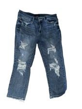 Judy Blue Jeans Womens 11/30 Blue Skinny Fit Stretch Denim Jeans