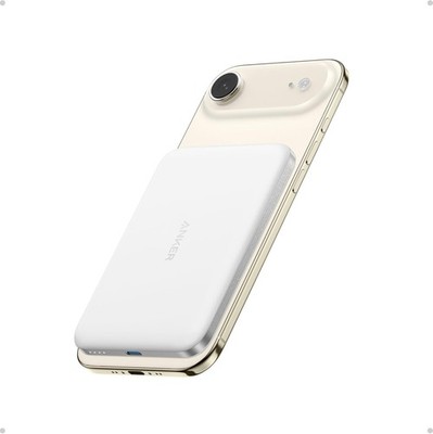 Anker Nano Powerbank, Ultraschlanke (5000mAh) Magnet-Ladegerät, Zubehör, weiß