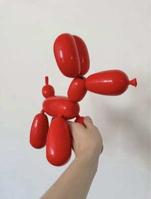 Squeakee Red Glossy Plastic Balloon Dog work good