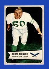 1954 Bowman Set-Break # 57 Chuck Bednarik VG-VGEX *GMCARDS*