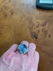 sterling silver ring blue topaz size 7.25 — photo 4