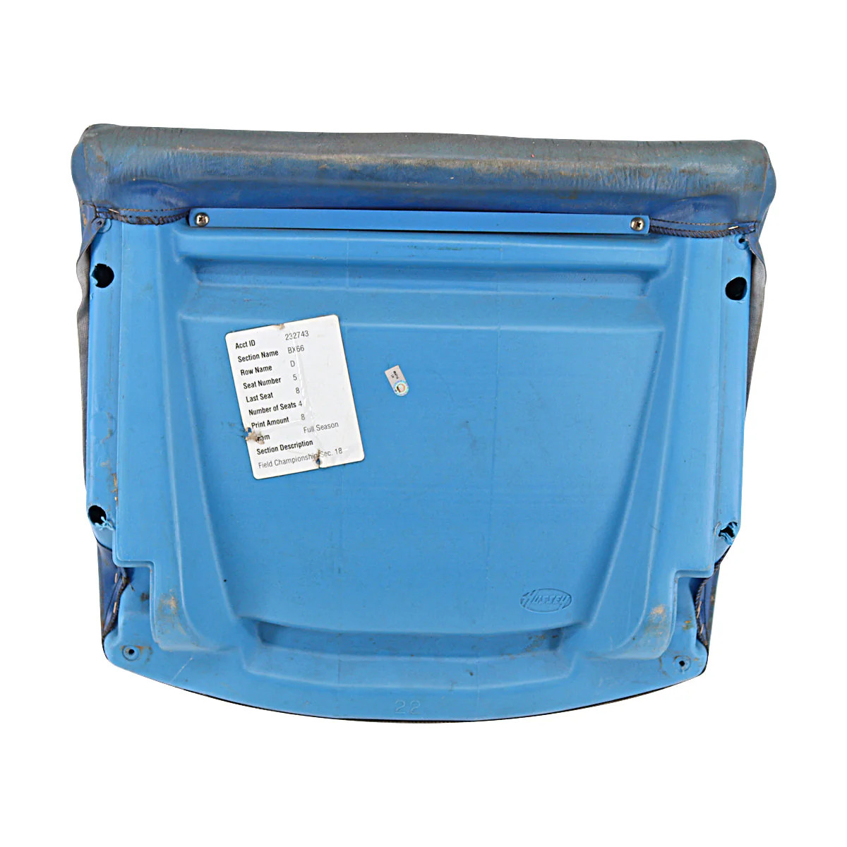 Old Yankee Stadium Box Seat Padded Seat Bottom MLB Auth