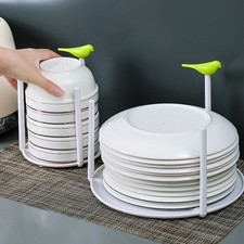 Reusable ABS Bowl Drying Rack Kitchen Dish Drainer with Efficient Drainage
