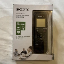 Sony PX Series ICD-PX370 4GB Mono Digital Voice Recorder Built In USB