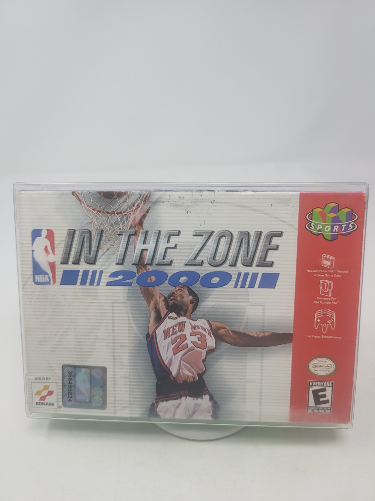 NBA in the Zone 2000 N64 - Authentic Complete In Box CIB - Reg Card Rare