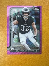 2025 Topps Chrome Football Reed Blankenship Pink /250 Eagles SP Mint 🔥