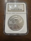 2001 American Silver Eagle NGC MS69 Brown Label