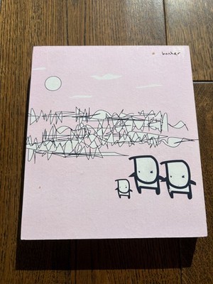 Simon Basher Kunstwerk an Bord - Original & Signiert