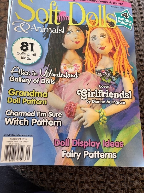 Soft Dolls & Animals Magazine  aug  sept  2015