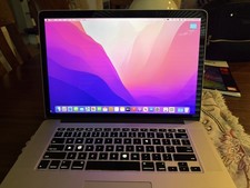 Apple Macbook Pro 15" Mid 2015 A1398 Retina I7 2.2GHz 16GB 256GB SSD